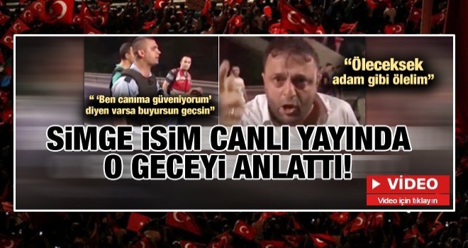 "Öleceksek adam gibi ölelim!" demişti! Yaşadıklarını anlattı