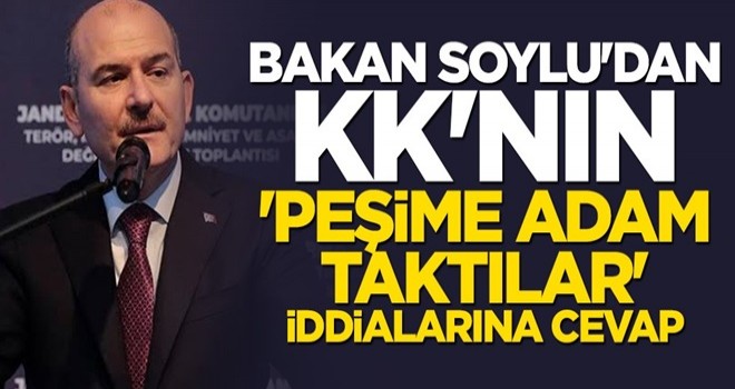 Bakan Soylu'dan Kılıçdaroğlu'nun "peşime adam taktılar" sözlerine cevap