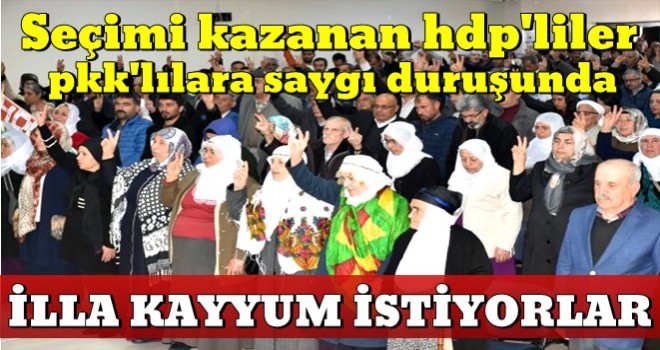 HDP'nin kutlama programında terör propagandası