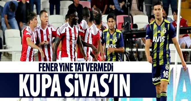 Cumhuriyet Kupası Sivasspor'un!