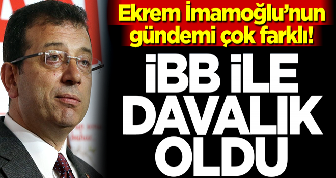 Ekrem İmamoğlu'nun gündemi çok farklı! İBB'ye 5 yeni dava açtı