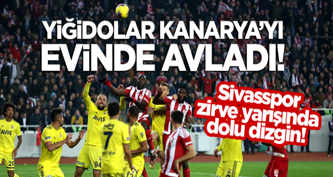 Sivasspor, Fenerbahçe'yi evinde avladı!