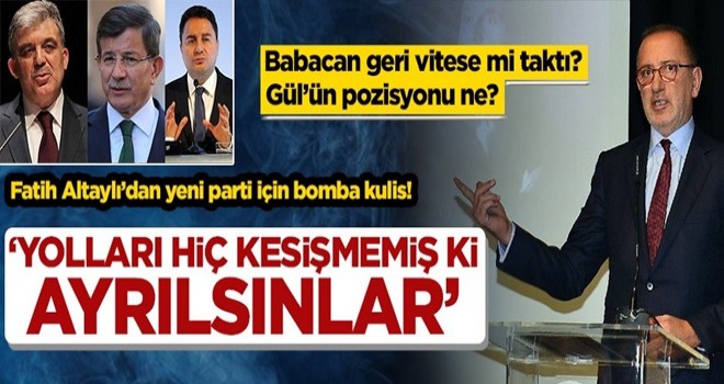 Fatih Altaylı’dan yeni parti için bomba kulis! ‘Yolları hiç kesişmemiş ki ayrılsınlar’