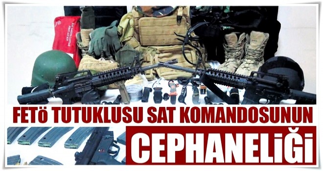 FETÖ tutuklusu SAT komandosunun cephaneliği