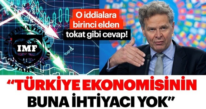 O iddialara birinci elden tokat gibi cevap! "Türkiye ekonomisinin buna ihtiyacı yok"