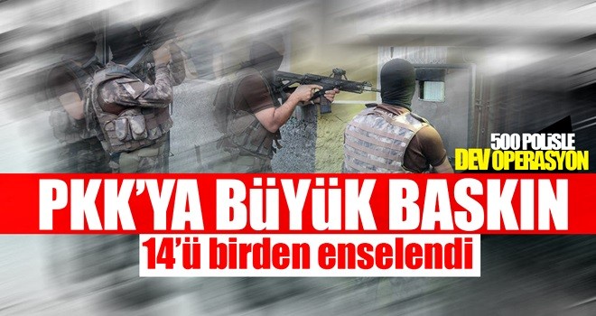 Adana'da PKK operasyonu: 14 gözaltı