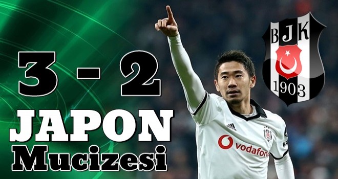 Beşiktaş Kagawa ile son dakikada güldü .