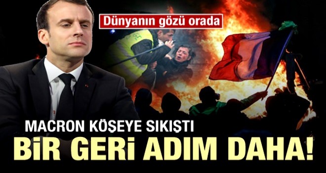 Fransa hükümetinden bir geri adım daha!