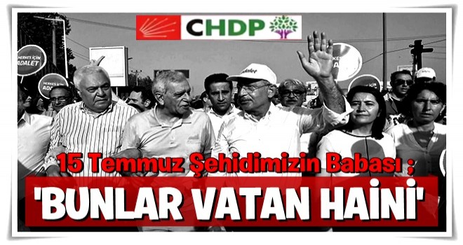 ‘CHP, PKK ve FETÖ ile birlikte’