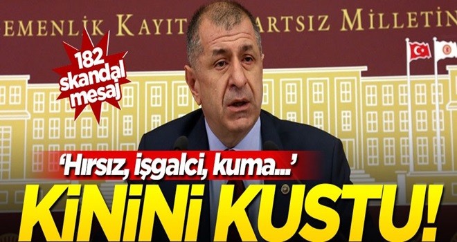 İyi Partili Ümit Özdağ'dan Suriyelilere yönelik 182 nefret mesajı