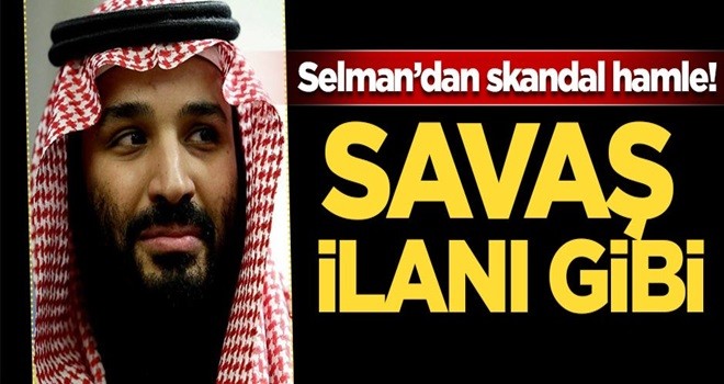 Selman'dan skandal hamle! Savaş ilanı gibi