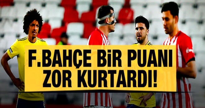 Antalyaspor: 2 - Fenerbahçe: 2 MAÇ SONUCU .