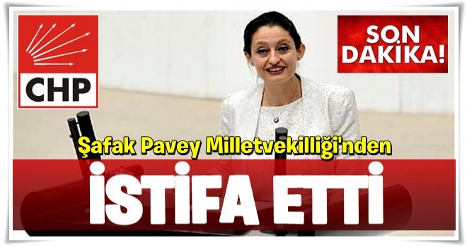 Şafak Pavey milletvekilliğinden istifa etti!