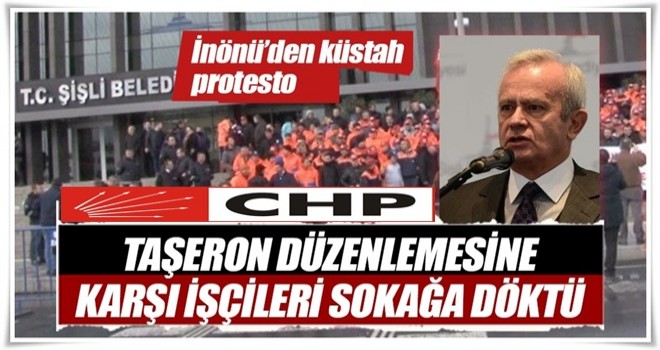 Şişli Belediyesi'nden skandal protesto