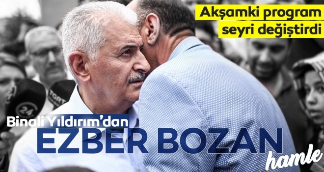 Övür: Binali Yıldırım ezber bozdu