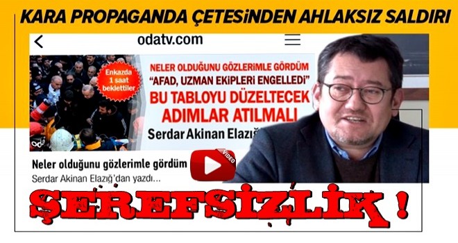 Kara propaganda çetesinden ahlaksız saldırı! Serdar Akinan'dan küstah sözler .