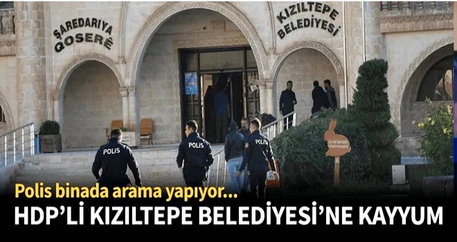 HDP’li Mardin Kızıltepe Belediyesine kayyum atandı!