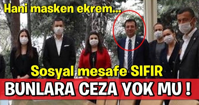 Ekrem ve Ekibi Sosyal Mesafe Tanımadı! Neden Ceza Almadı!