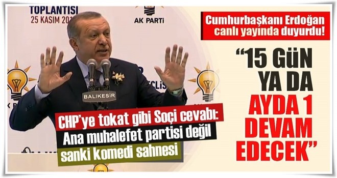 Cumhurbaşkanı Erdoğan'dan son dakika Soçi Zirvesi açıklaması