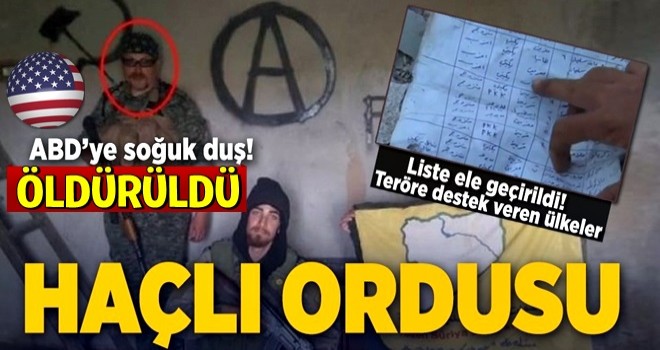 Afrin'de ABD'li terörist öldürüldü