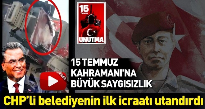 CHP'li Torbalı Belediye Başkanı İsmail Uygur, Ömer Halisdemir'in resmini kaldırttı! .