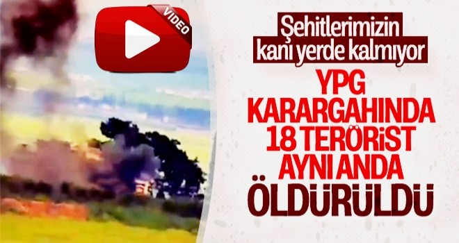 Tanklar YPG karargahını imha etti