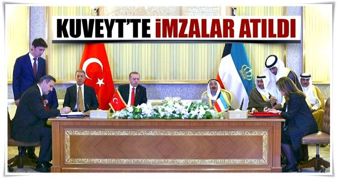 Kuveyt'te imzalar atıldı