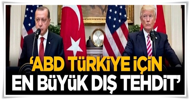 “ABD, Türkiye için en büyük dış tehdit”