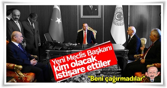 Cumhurbaşkanı, Kahraman, Yıldırım ve Bahçeli görüşmesi