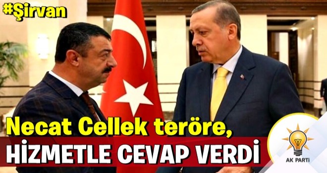 PKK'nın tehdit ettiği Necat Cellek teröre, hizmetle cevap verdi!