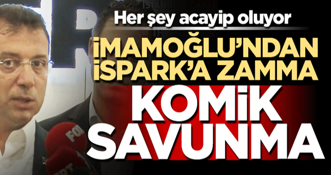 Ekrem İmamoğlu'dan İSPARK ücretlerine gelen zamma komik savunma!