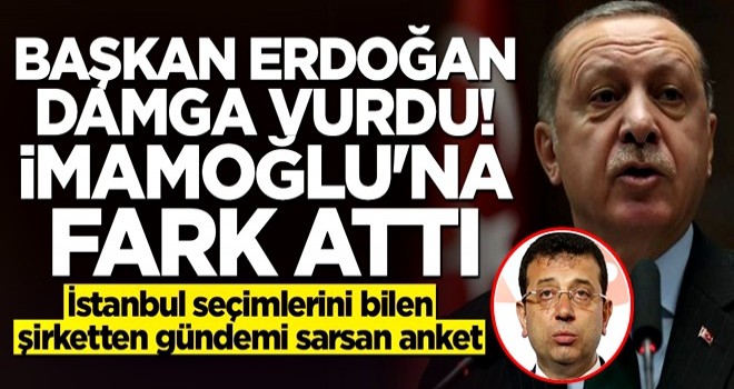 İstanbul seçimlerini bilen anket şirketi "İmamoğlu mu Erdoğan mı?" diye sordu