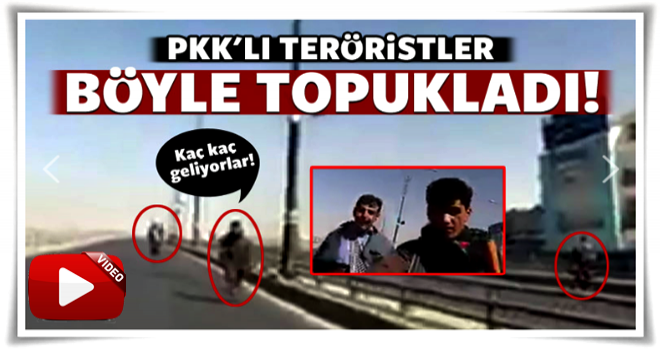 PKK'lı teröristler böyle topukladı!