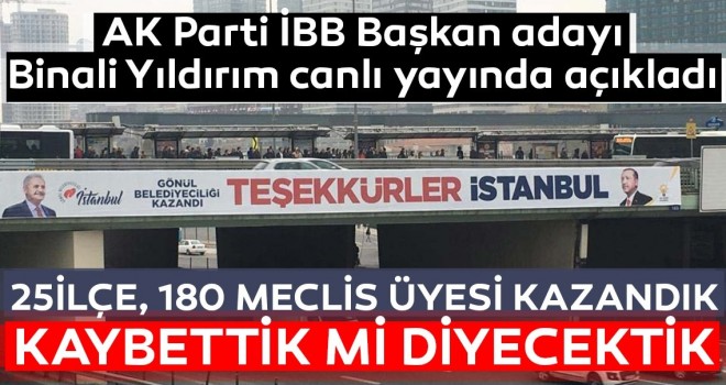 Binali Yıldırım canlı yayında o sorulara açıklık getirdi