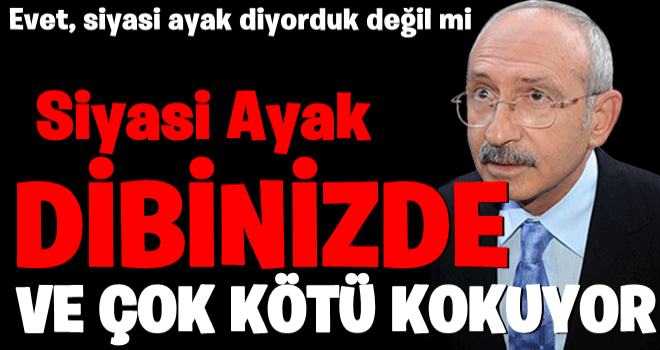 ''Siyasi ayak dibimizde.''