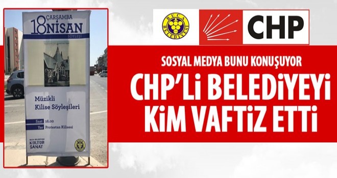 CHP'li belediyeden kilise söyleşisi