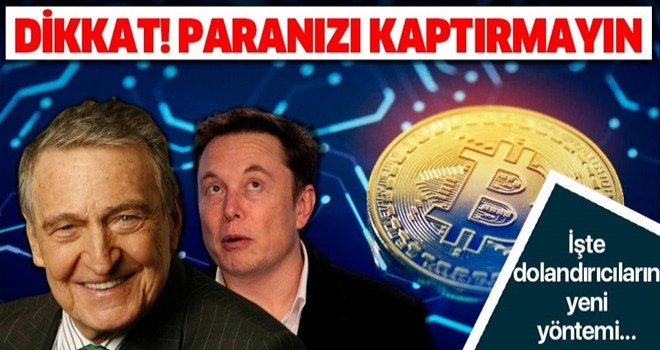 Kripto dolandırıcılar Rahmi Koç ve Elon Musk isimleriyle tuzağa düşürüyorlar .