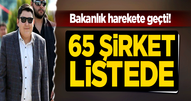 Bakanlık harekete geçti! Listede 65 şirket var