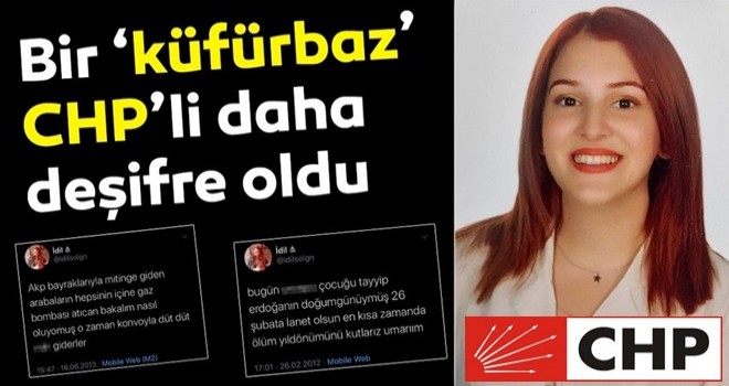 Bir küfürbaz CHP’li daha deşifre oldu