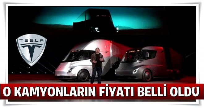 O kamyonların fiyatları belli oldu