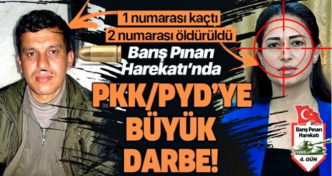 PKK/PYD'ye üst düzey darbe: PYD’nin Suriye’deki 2 numaralı ismi Hevin Halef etkisiz hale getirildi .