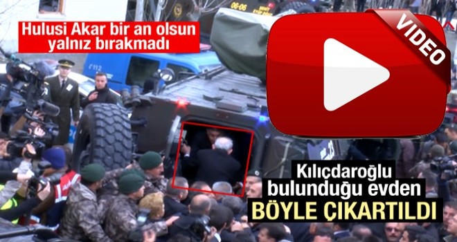 Kılıçdaroğlu bulunduğu evden böyle çıkartıldı