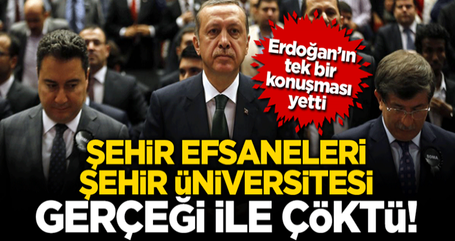 Şehir efsaneleri, Şehir Üniversitesi gerçeği ile çöktü!