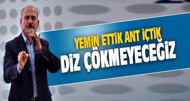 'Yemin Ettik Ant İçtik Diz Çökmeyeceğiz'