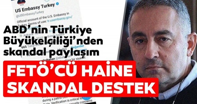 ABD'nin Türkiye Büyükelçiliği'nden skandal paylaşım