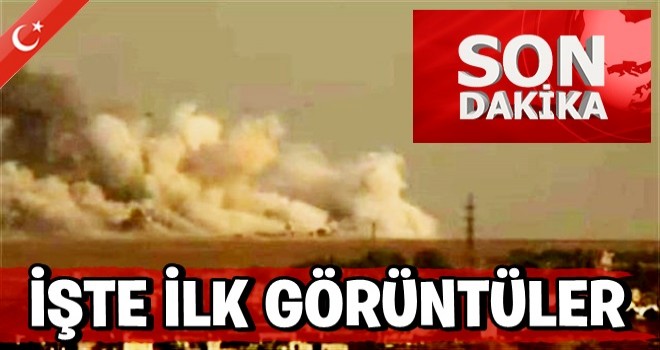 İşte Barış Pınarı Harekatı'ndan ilk görüntüler