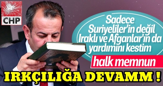 Bolu'nun CHP'li başkanı yardımları kesiyor