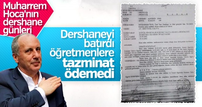 İnce dershaneciliği; öğretmenleri tazminatsız kovdu