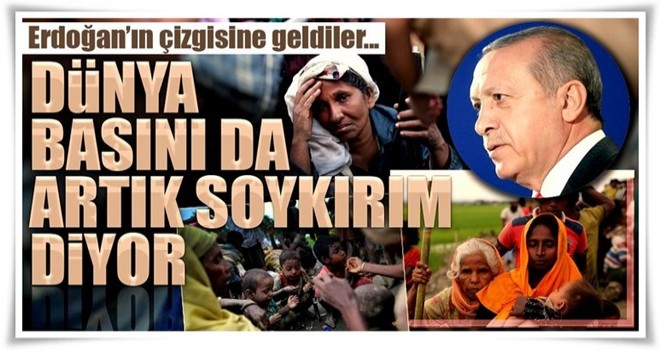 Dünya basını da artık soykırım diyor