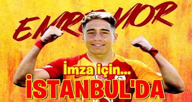 Emre Mor imza için İstanbul'da!